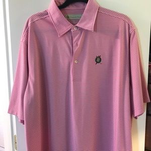Donald Ross men’s pink golf shirt